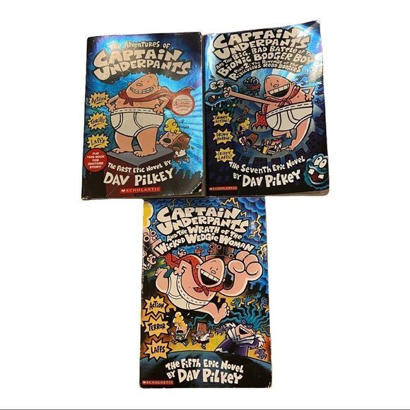 Captain underpants books 1 is 2 books in 1! - Picture 1 of 10